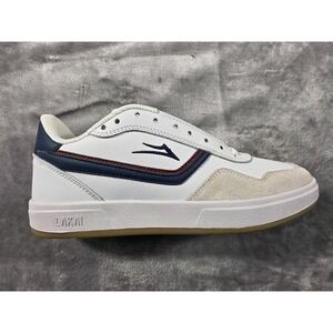 Lakai Terrace‎ Skater Sneakers Shoes White/Navy Leather & Suede Mens Size 5